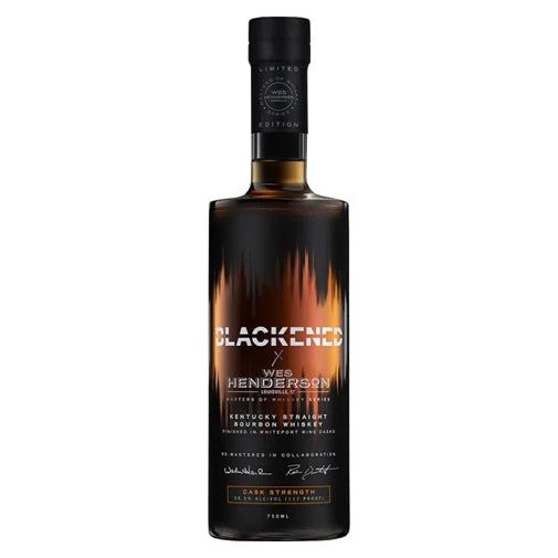 82b0ba761406df42d82cec568ac642150b651af991d19739bd69b819ef6c8367.jpg Blackened Wes Henderson Masters of Whiskey Series Kentucky Straight Bourbon Finished in White Port Wine Casks - Image 1