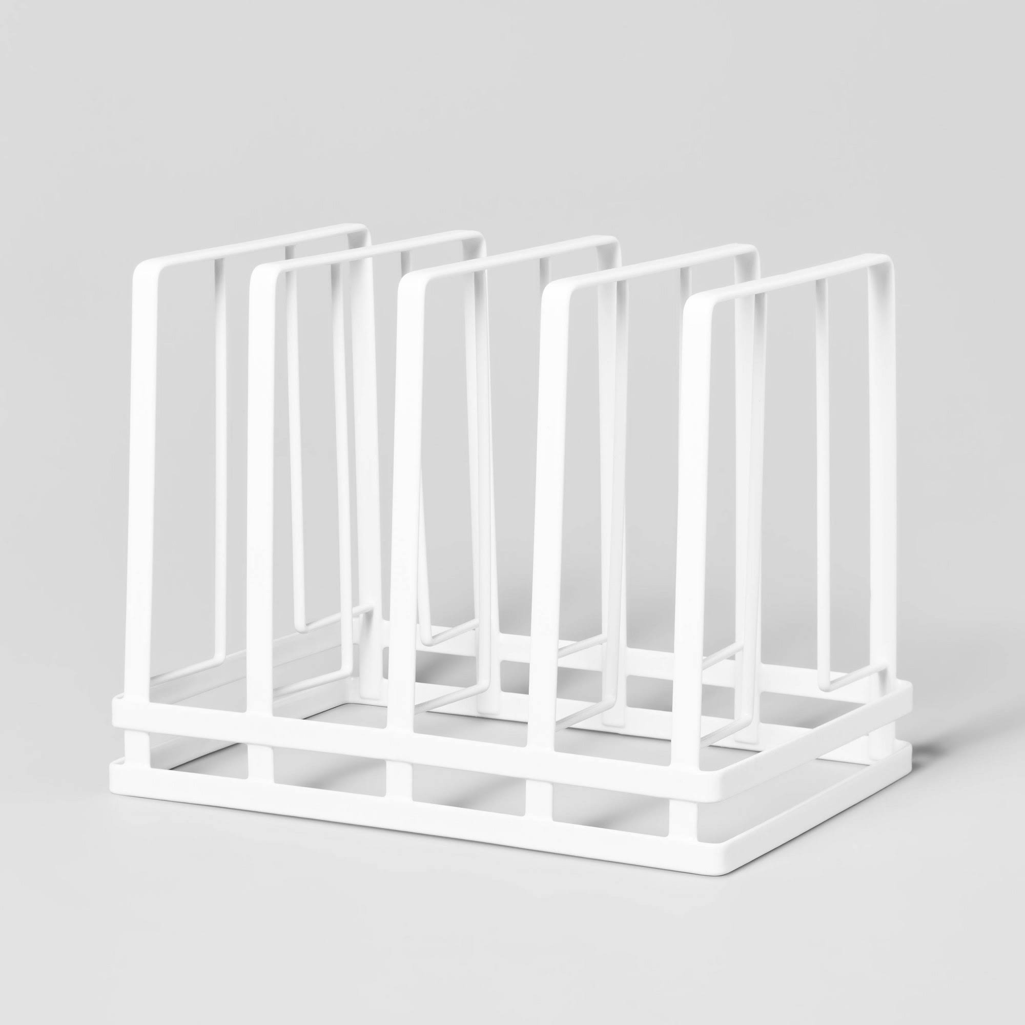 82b9b6ee855d474fbb7e2302c7698b928c0dbc602e57b153557a297e89686784.jpg Brightroom Wire White Storage Organizer Pan | Target - Image 1