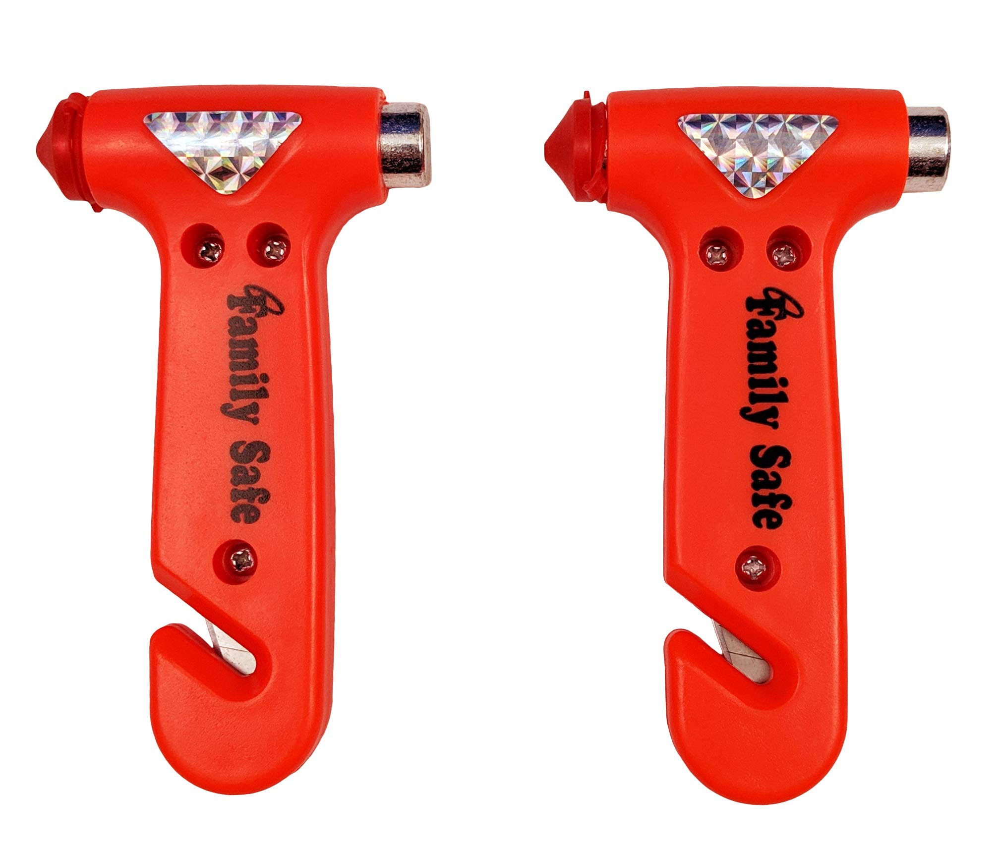 82d17e87d7e42b2aa06383a9177fa289bb6d8240394ec44040e2042300bc9d63.jpg 2 Pack Seatbelt Cutter Window Breaker Emergency Escape Multi Tool - Image 1