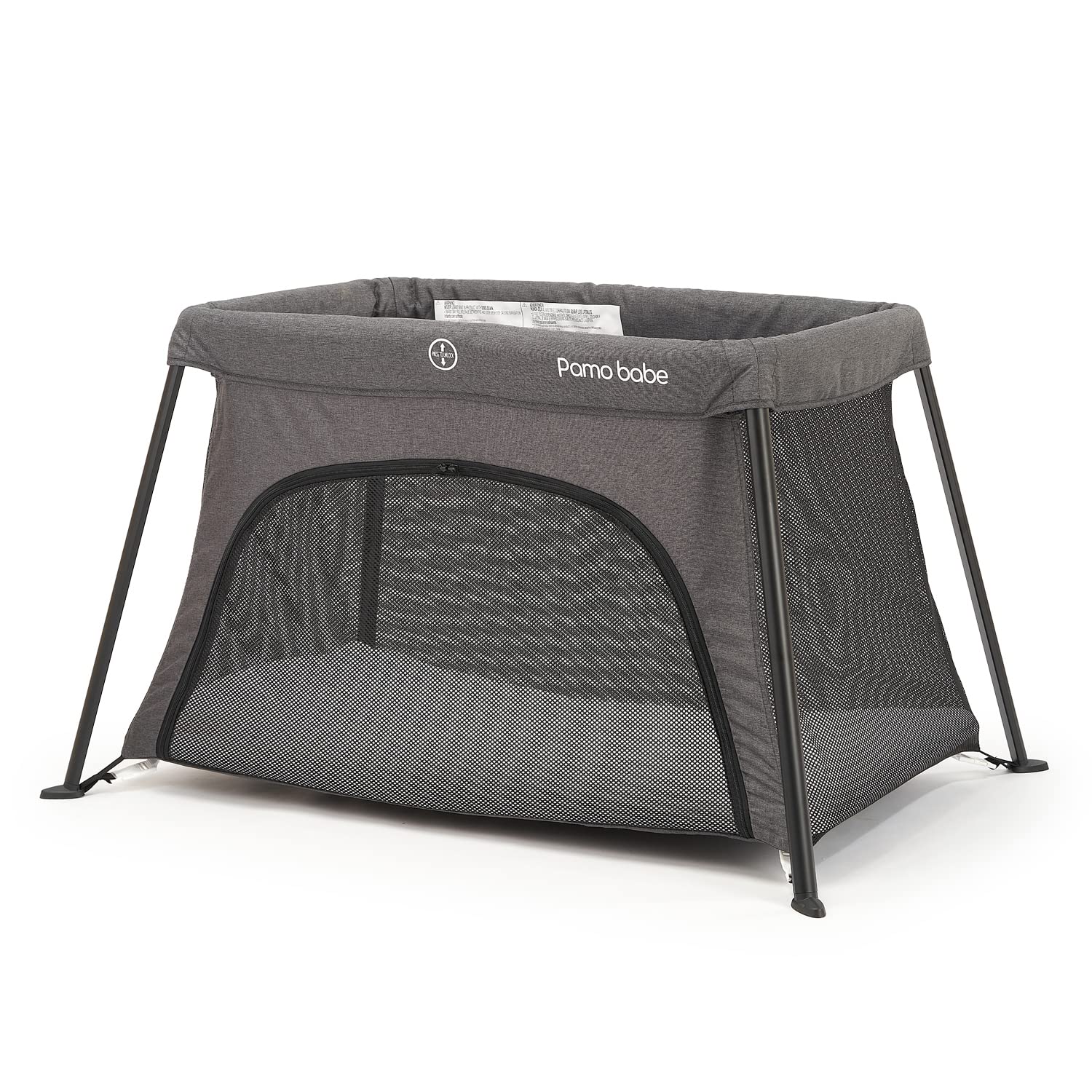 82e39a6d2e96732dbb9c05c42a7a77c13fc229c4ca6bb0c2ebc45e8dc9779e64.jpg Portable Crib for Baby Travel with Soft Mattress - Image 1