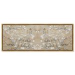 The Oliver Gal Artist Co. French 20 in x 54 in, Van Gogh in Gold Blossoms Inspiration Twin, Large Canvas Wall Art, Living Room, Gold