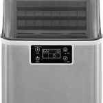 Insignia - 44 lb. Portable Clear Ice Maker with Auto Shut-Off - Stainless Steel