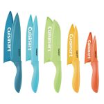 Cuisinart Multi 10-pc. Seaside Ceramic-Coated Knife Set