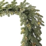 Balsam Hill BH Balsam Fir Foliage Artificial Garland - Clear LED - Size 10''