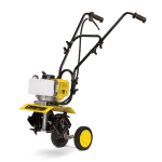 Champion Power Equipment 43cc 2 - Stroke Portable Gas Garden Tiller Cultivator with Adjustable Depth