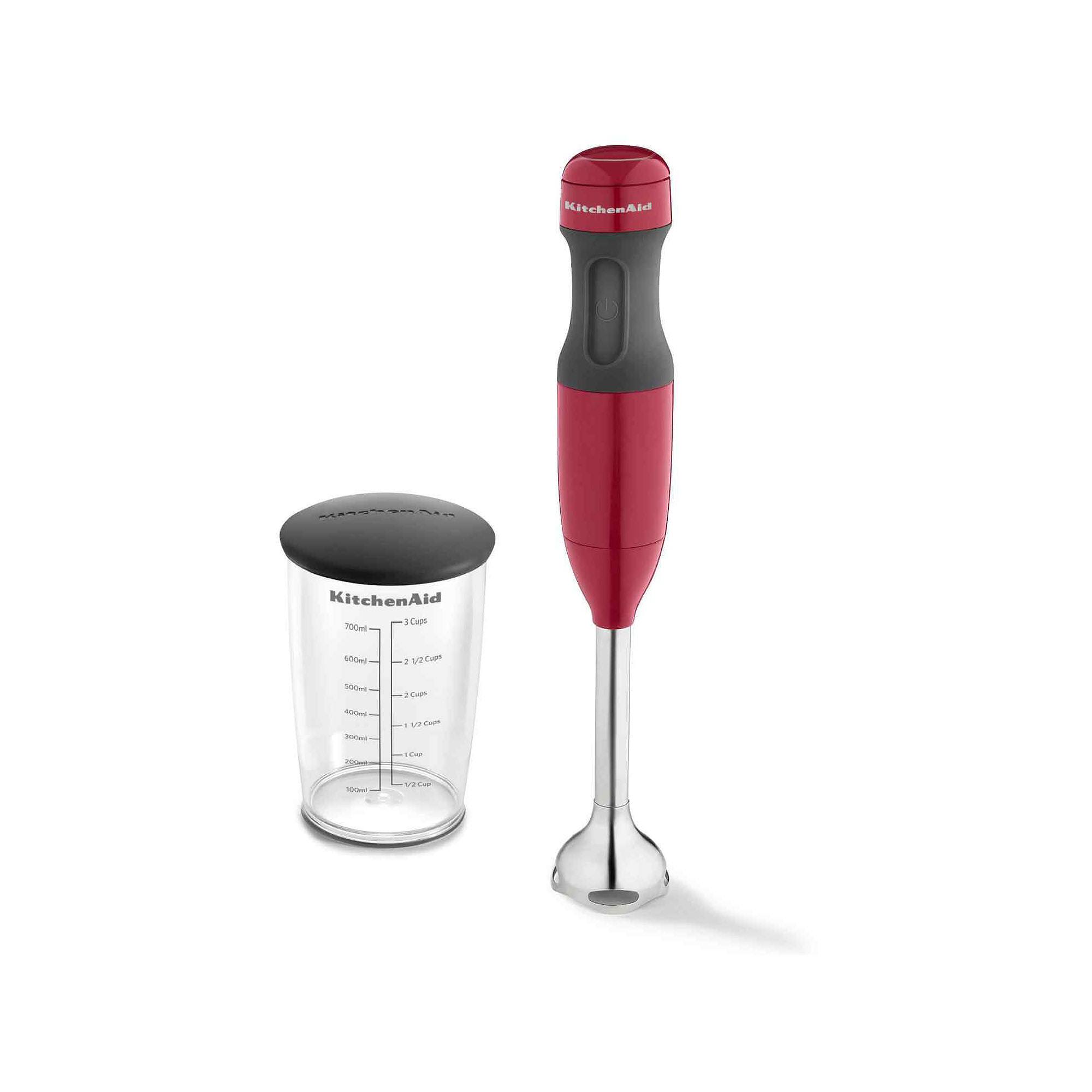 83a7e59c638c1402ecadc2ef67e944aa8dfcc6441b8a99984a63ae059d6914c2.jpg KitchenAid 2-Speed Hand Blender - Empire Red - Image 1