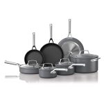 Ninja C39800 Foodi NeverStick Premium 12-Piece Cookware Set, Hard-Anodized, Nonstick, Durable & Oven Safe to 500��F, Slate Grey