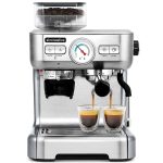 Sincreative Espresso Machine with Grinder, 20 Bar Cappuccino Coffee Maker 95 fl oz, Stainless Steel, Silver