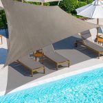 12' x 12' Square Sun Shade Sail Gray - Backyard Expressions