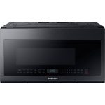 Samsung - 2.1 Cu. ft. Over The Range Microwave - Black Stainless Steel