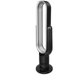 HealSmart Sufficient Size Bladeless Fan, Standing Fan, Towel Fan, 10 Speeds Settings, 10-Hour Timing Closure Bladeless Fan, Stylish and Modern Fan, Lo