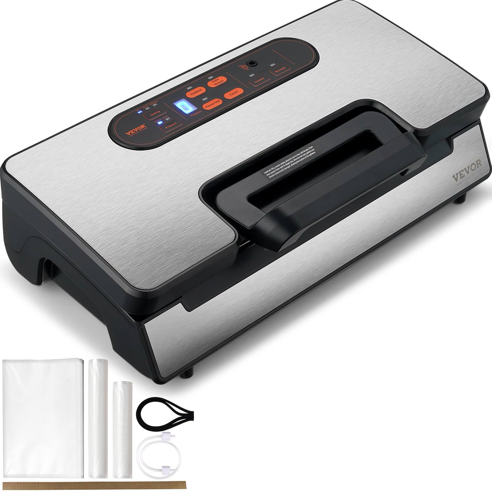 842b01425fea3968847e7123b14f43346da33b69bbad3f4c22db0ba005e64e63.jpg VEVOR Vacuum Sealer Machine, 90Kpa 130W Powerful Dual Pump and Dual Sealing, Dry and Moist Food Storage, Automatic and Manual A - Image 1