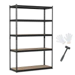 Tangkula 5-Tier Heavy Duty Garage Shelving Unit 2200 LBS Metal Storage Organizer Rack