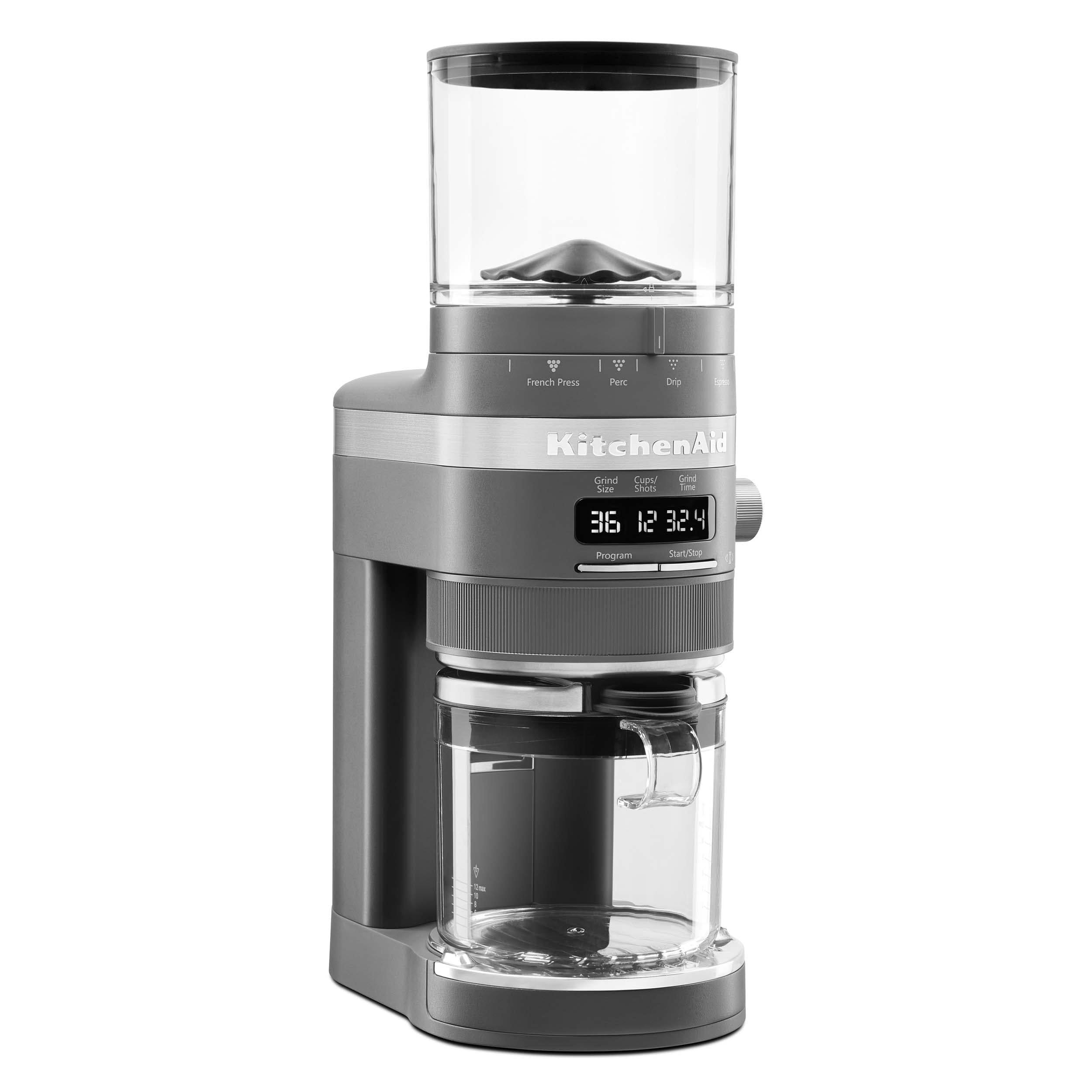 84323cfe5cfe69ee4f7027b1714bd428fcb51583fba2c22cf21ba4c206820c4c.jpg KitchenAid - Burr Coffee Grinder - Matte Charcoal Grey - Image 1