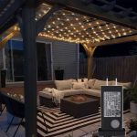Eueasy Net Lights Outdoor, 270 LED Christmas Net Lights for Bushes, Connectable Gazebo Mesh Lights with 8 Lighting Modes, 10?10