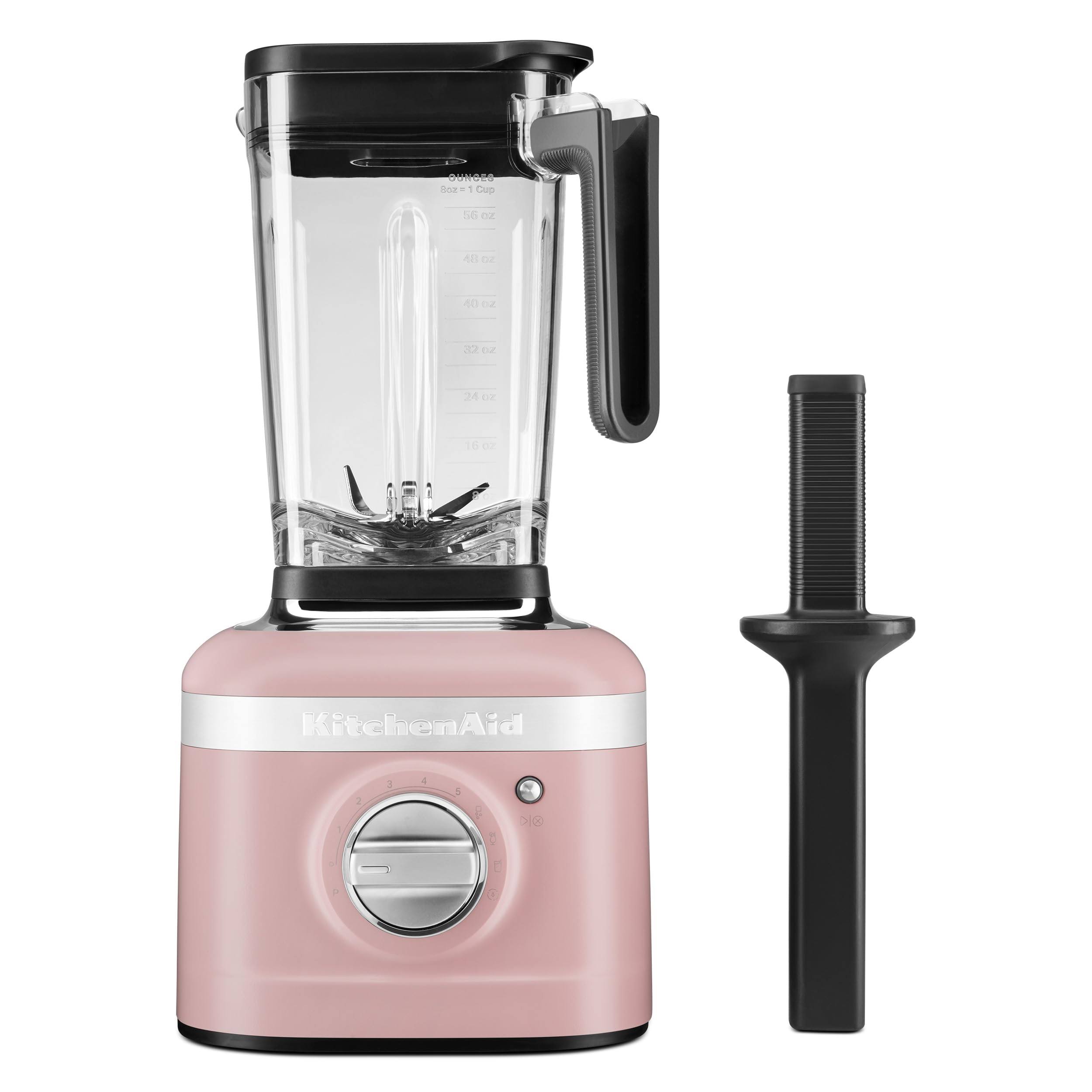 8450a59014b2398900f5ef18ac8d483ef34e0a779bf6de1777914c38f9e9d41f.jpg KitchenAid K400 Variable Speed Blender with Tamper - Dried Rose - Image 1