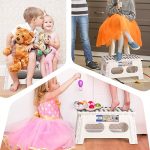 Acstep Folding Step Stool,15-Inch Extra Wide Heavy Duty Stepping Stool More Safe and Comfortable Non Slip Foldable Step Stool for Kids and Adults