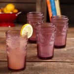 The Pioneer Woman Adeline Emboss Glass Tumblers, 16 oz - 4 count