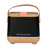 Frigidaire, Portable Top Opening Lid Insulated 6-Can Mini Personal Fridge Cooler, Efmis310, Black