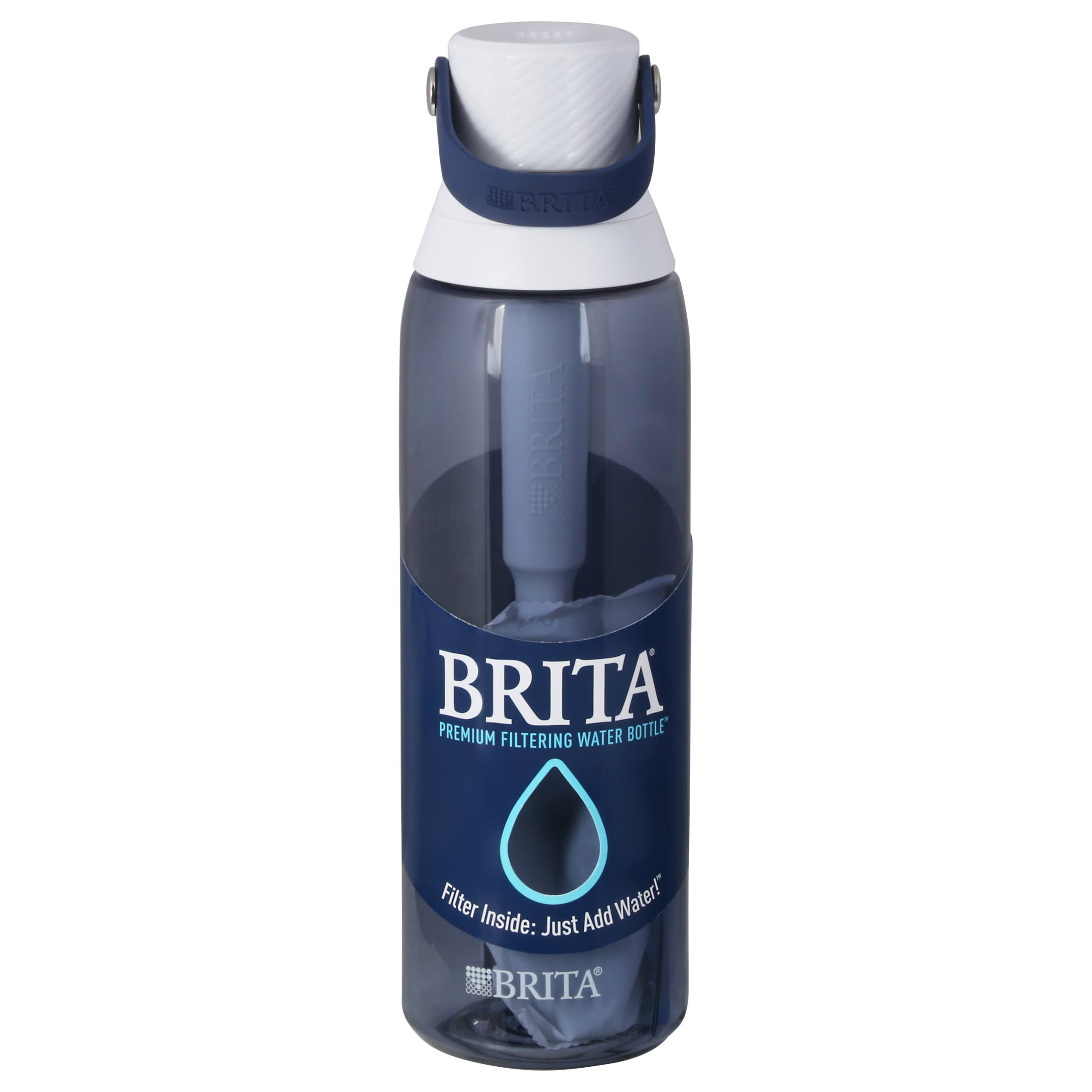 851c1ee37c1a6b8d05f0ab1115e3a784d5c09ca06fc208d4a6a3a4ce67d313da.jpg Brita Water Bottle, Premium Filtering, 26 Ounce - Image 1