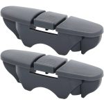 Beaquicy W10508950 Dishwasher Upper Dishrack Slide Rail Stop Clip - Replacement for Whirlpool Dishwasher - replaces 8562015 W10199682 2684662