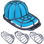 Fododo Baseball Caps Washer for Washing Machine or Dishwasher, Hat Washer Frame/Washing Cage, Hat Shapers/Cleaning Protector Racks, 2 Sizes Fit for