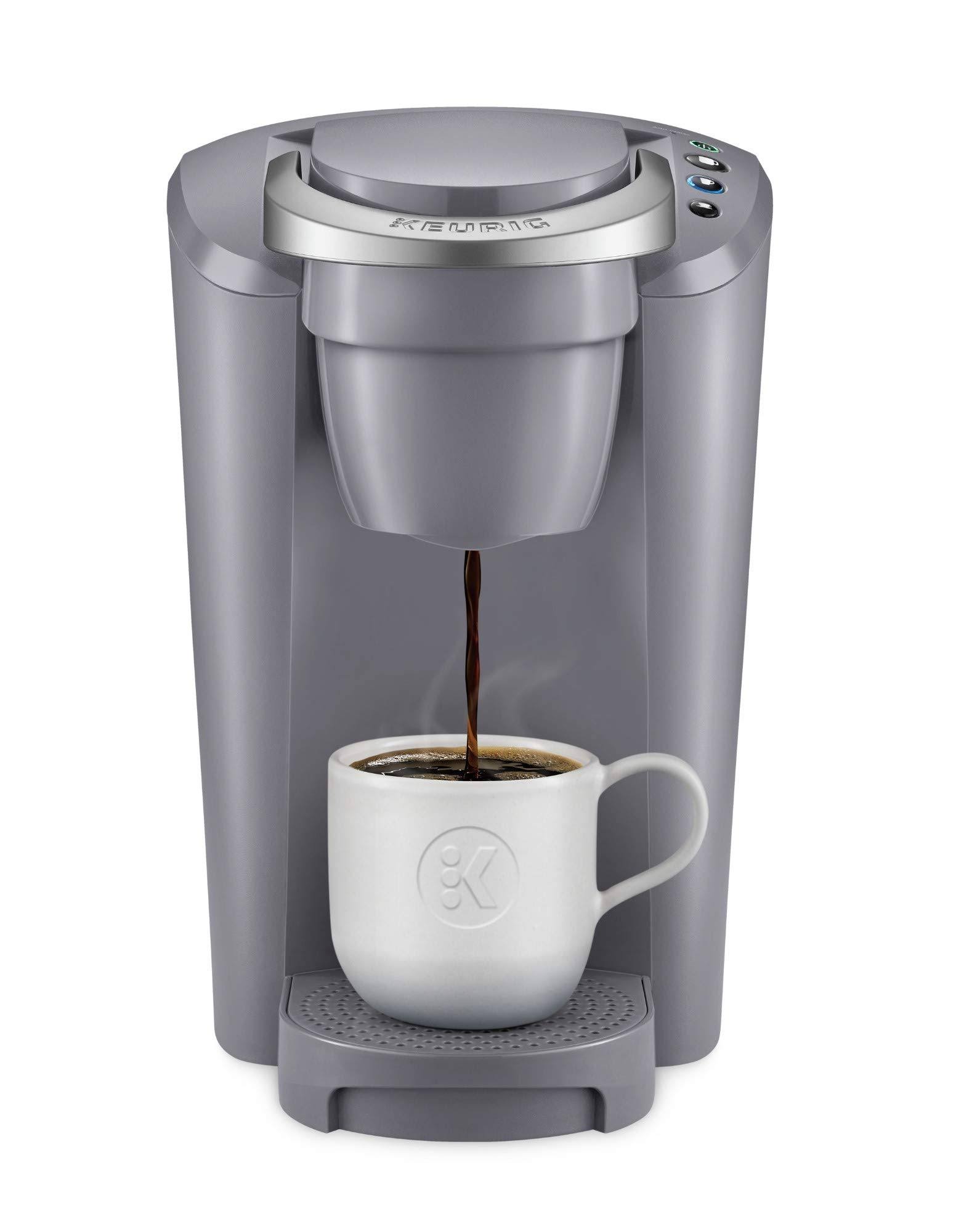 85ba4e5c1d8416a3d3f0c32ed618ec327629cfbcc1960e6e1a0fd74b98408a33.jpg Keurig K-Compact Single-Serve K-Cup Pod Coffee Maker, Moonlight Gray - Image 1