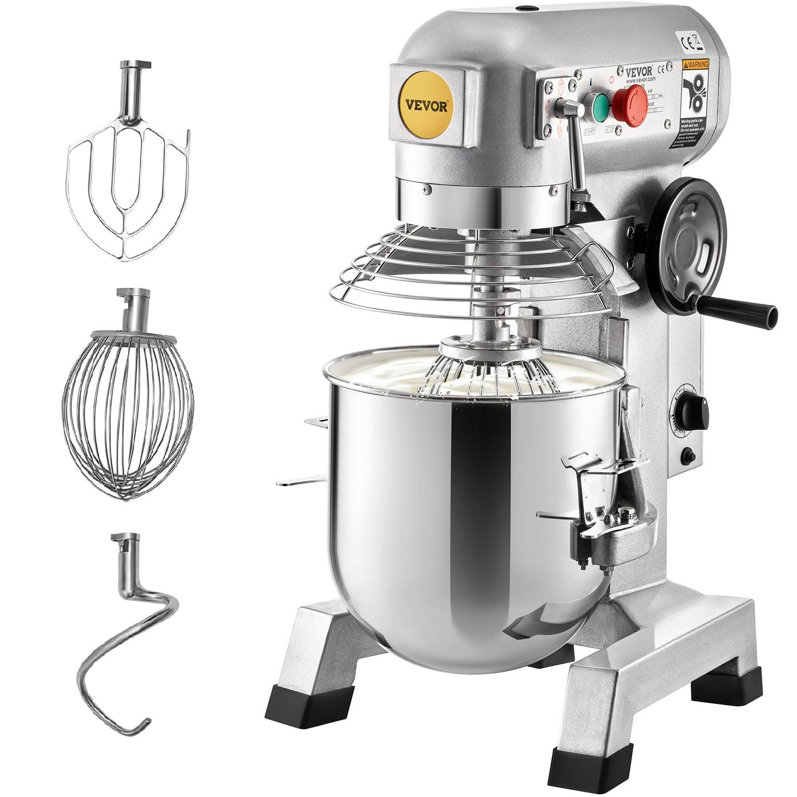 85c89b95136ac2e769bc49b83f24186fb2e9cff8c52bbfe2bb129486ad4c52b8.jpg VEVOR Commercial Food Mixer 15qt Commercial Mixer with Timing Function 500W Stainless Steel Bowl Heavy Duty Electric Food Mixer Commercial with 3 - Image 1