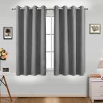 Pro Space Grommet Top Insulated Thermal Blackout Window Curtain Solid Room Drape (1 Panel) Grey 52 inchw x 54 inchh 54 Inches, Size: 52W x 54H, Gray