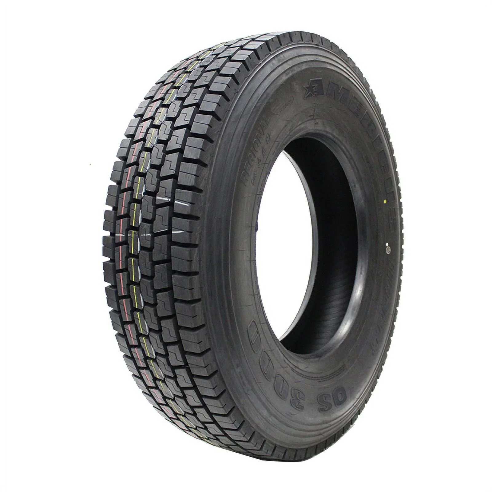 8641e5c2fc47d807ee98a22ca7dca49c08e2ea550506e26b80f9da349ea92ca6.webp Americus OS3000 11R22.5 146/143 L H Commercial Tire - Image 1