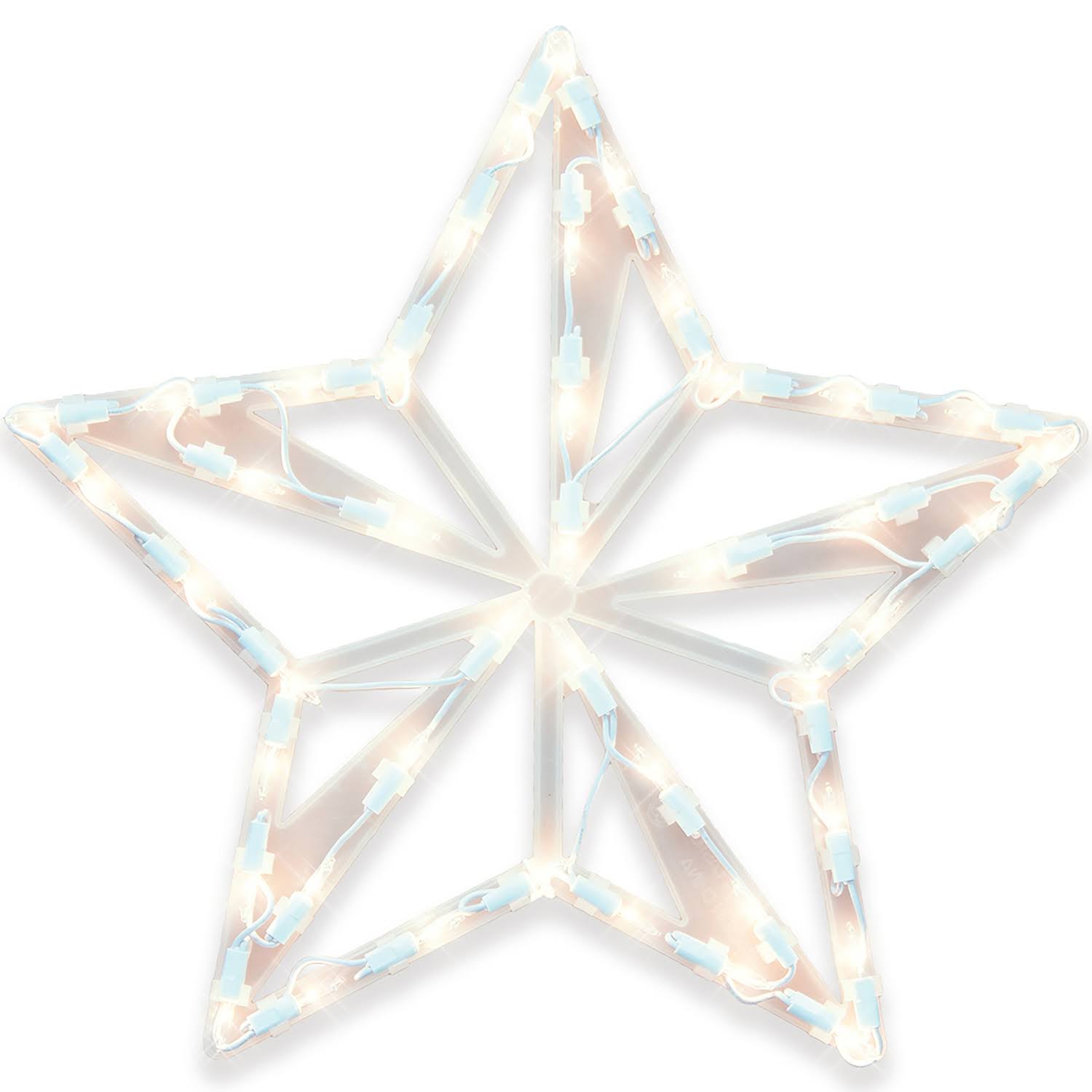 8666c36d2474159ed67e19909bc997d31779d6e0e3693c9e84d39c9c30a79211.jpg Impact Innovations White Star Window Silhouette - Image 1