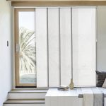 Chicology Light Filtering Adjustable Sliding Panel Track Blind Size 86 inch x 96 inch White