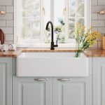 DeerValley DV-1K119 Feast 33" L x 20" W Ceramic Farmhouse Kitchen Sink
