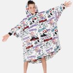 The Comfy Dream Jr Squishmallows Oversized Wearable Blanket Gifts for Women and Kids