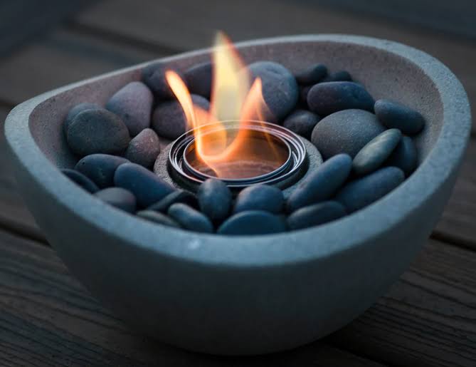 86c9135887e2ca2263977560898cc253613f64936f34082ad62eeec111af2ea3.jpg TerraFlame Table Top Fire Bowl - Wave - Image 1