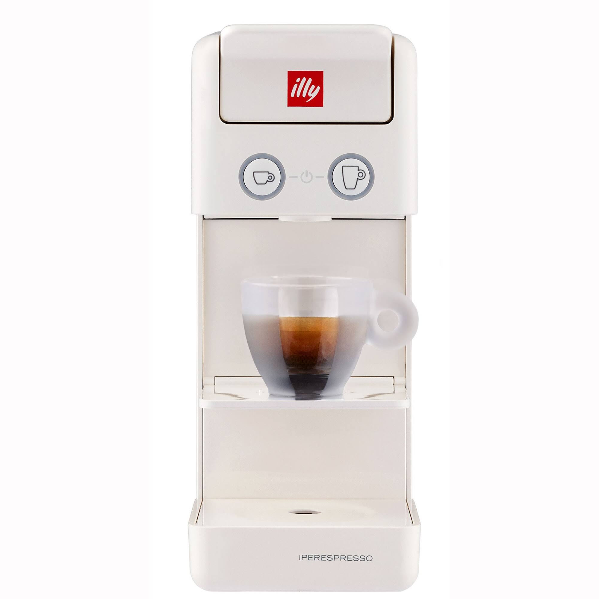 87038e3a649e3aba9bd39c80b91d4db71a21802fc92399148381a4fc3db6d418.jpg Illy Espresso Machine iperEspresso Espresso&Coffee Y3.3 60477 White - Image 1