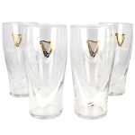 Guinness Official 20oz Gravity Pint Glass - 4 Pack