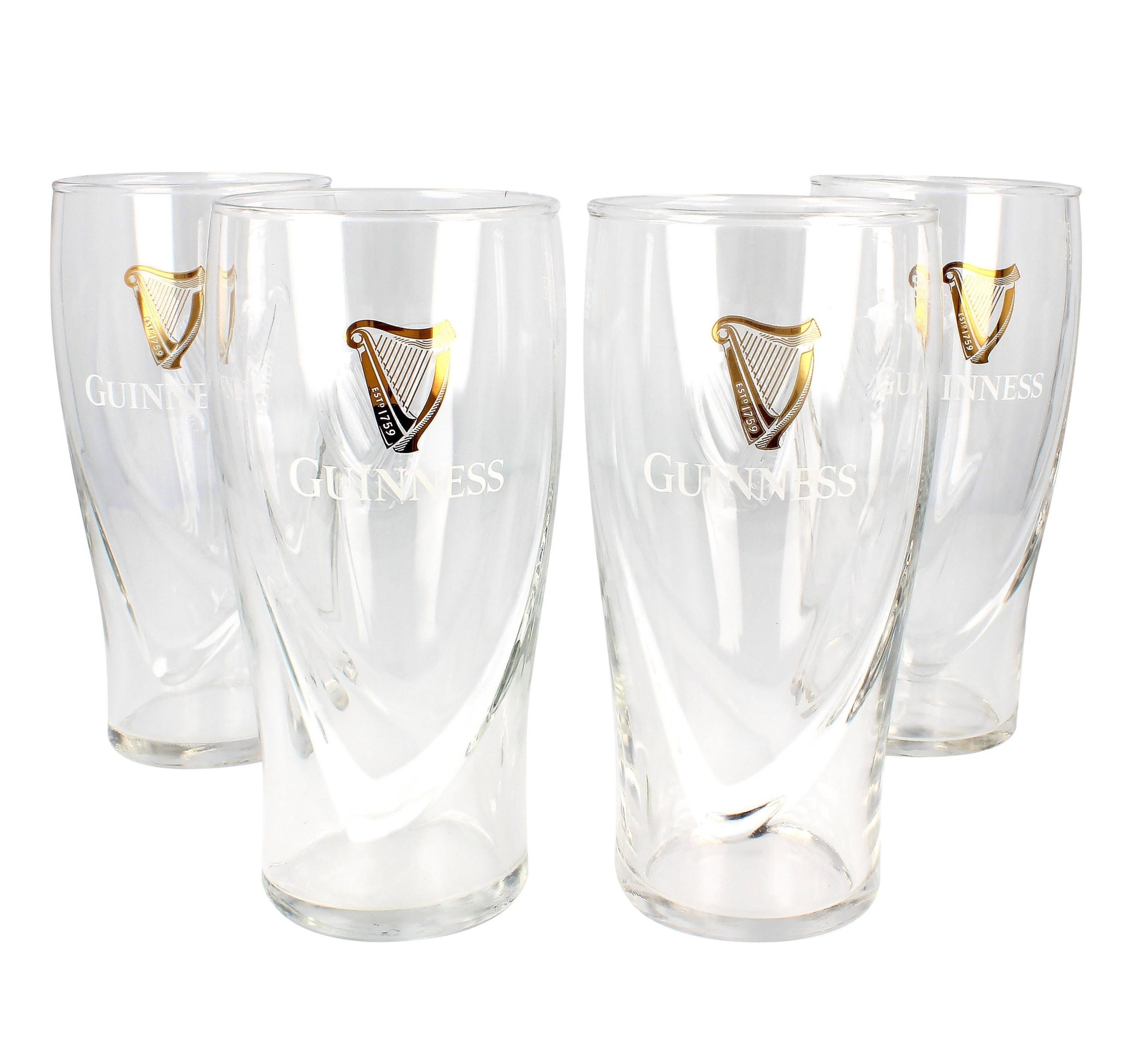 8711fd59527bd5794a3db3bf5780e84b4807c22a73e5547cf6bfb3a06c7b3f45.jpg Guinness Official 20oz Gravity Pint Glass - 4 Pack - Image 1