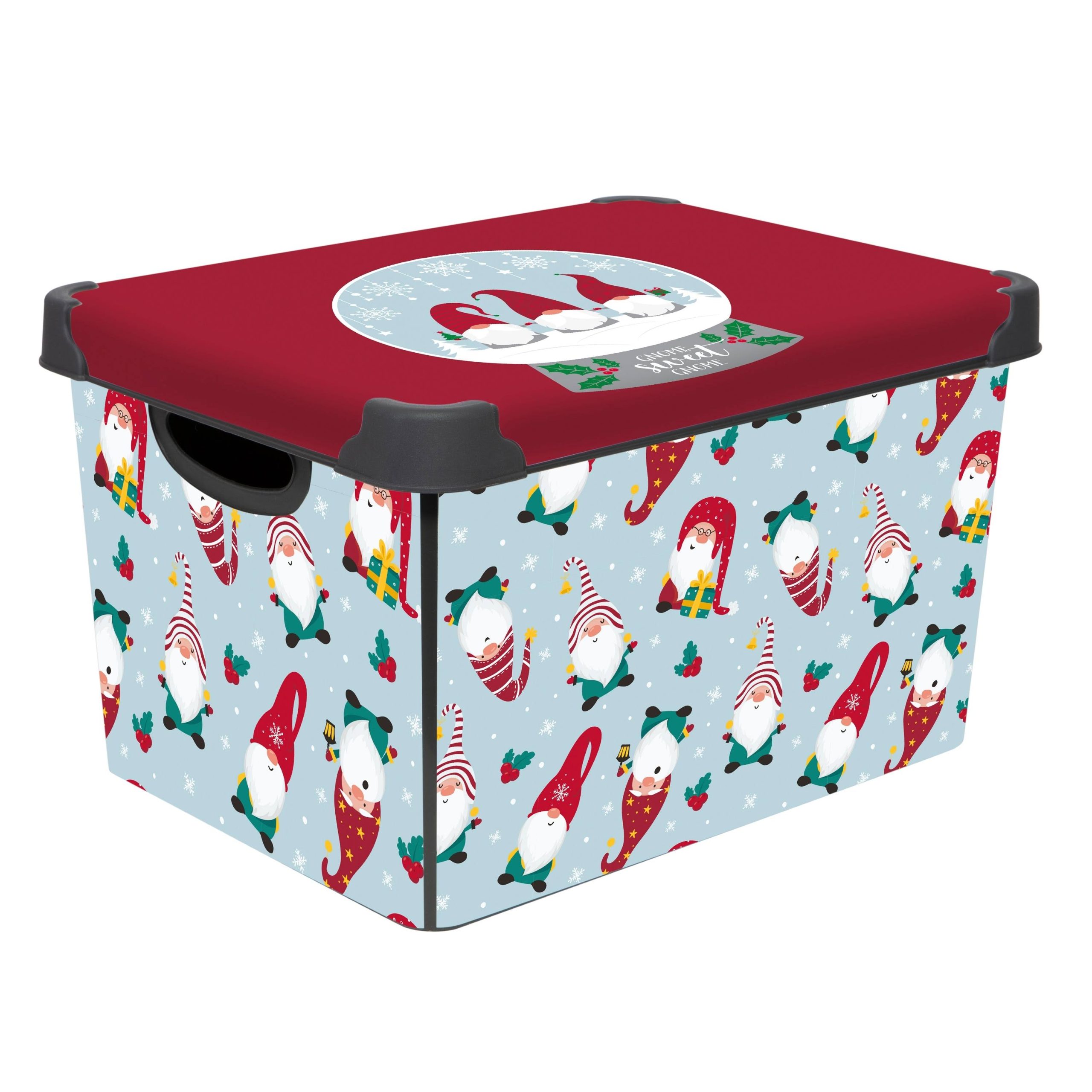 8713b62f8eca8d5e386a97765dd13c62c57c765bedaf066628420737033adc18.jpg Simplify Gnome Design Storage Tote Bin - Small - Blue - Image 1