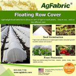 Agfabric Plant Covers Freeze Protection Floating Row Covers 7x50 055Oz Plant Covers Row Covers for Vegetables,White