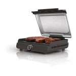 Ninja Sizzle Smokeless Indoor Grill with Nonstick Grill Plate. GR100 - MadeInUSA