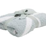 Barefoot Dreams CozyChic Starfish Baby Blanket - Seafoam Green