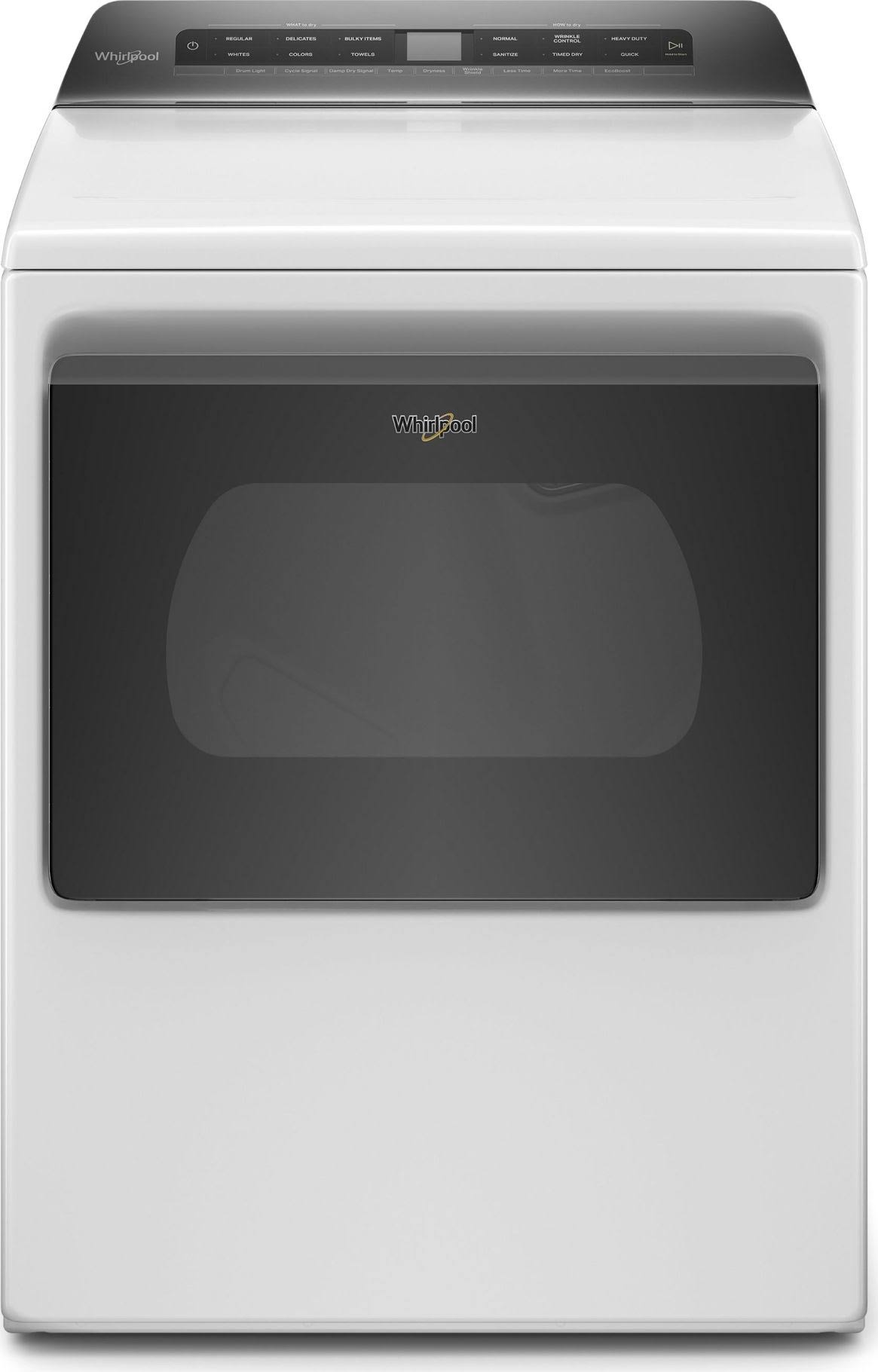 8746f6c4e6a93d21d3214157dff67fc0fa222ada8b0a4104c66fd3cdb87cfb5c.jpg Whirlpool WED5100HW 7.4 Cu. ft. White Top Load Electric Dryer - Image 1