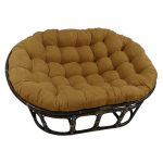 Bay Isle Home Papasan Premium Lounge Chair CUSHION; Camel