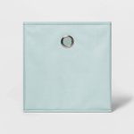 11" Fabric Cube Storage Bin Mint - Room Essentials