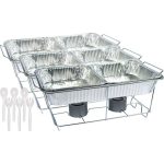 Party Dimensions 24 Piece Party Serving Kit Includes Chafing Kits and Serving Utensils for All Types of Parties and Events Disposable Party Set