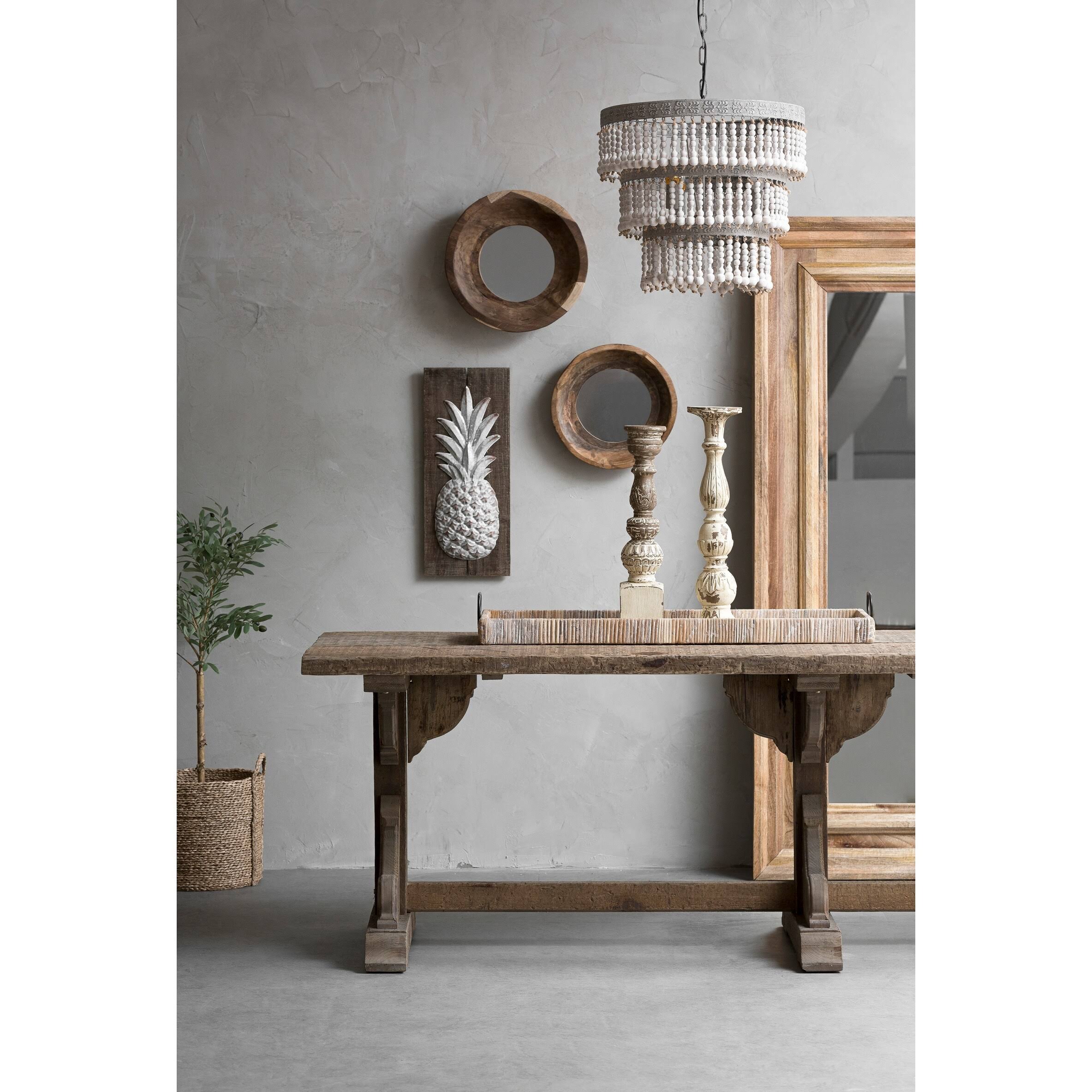 87ba977dc261e5ed1fdef0ca6bd3b9c698c0fedc04fe9dfbf82e3b317d7b77f3.jpg Decorative Rattan Tray with Metal Handles - Image 1
