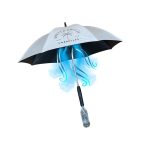 Breeze Life UV Umbrella with Fan and Mister. A Portable Misting Fan with UPF 50+ Sun Protection for Outdoor Festivals, Beach, Golf or Other Sports