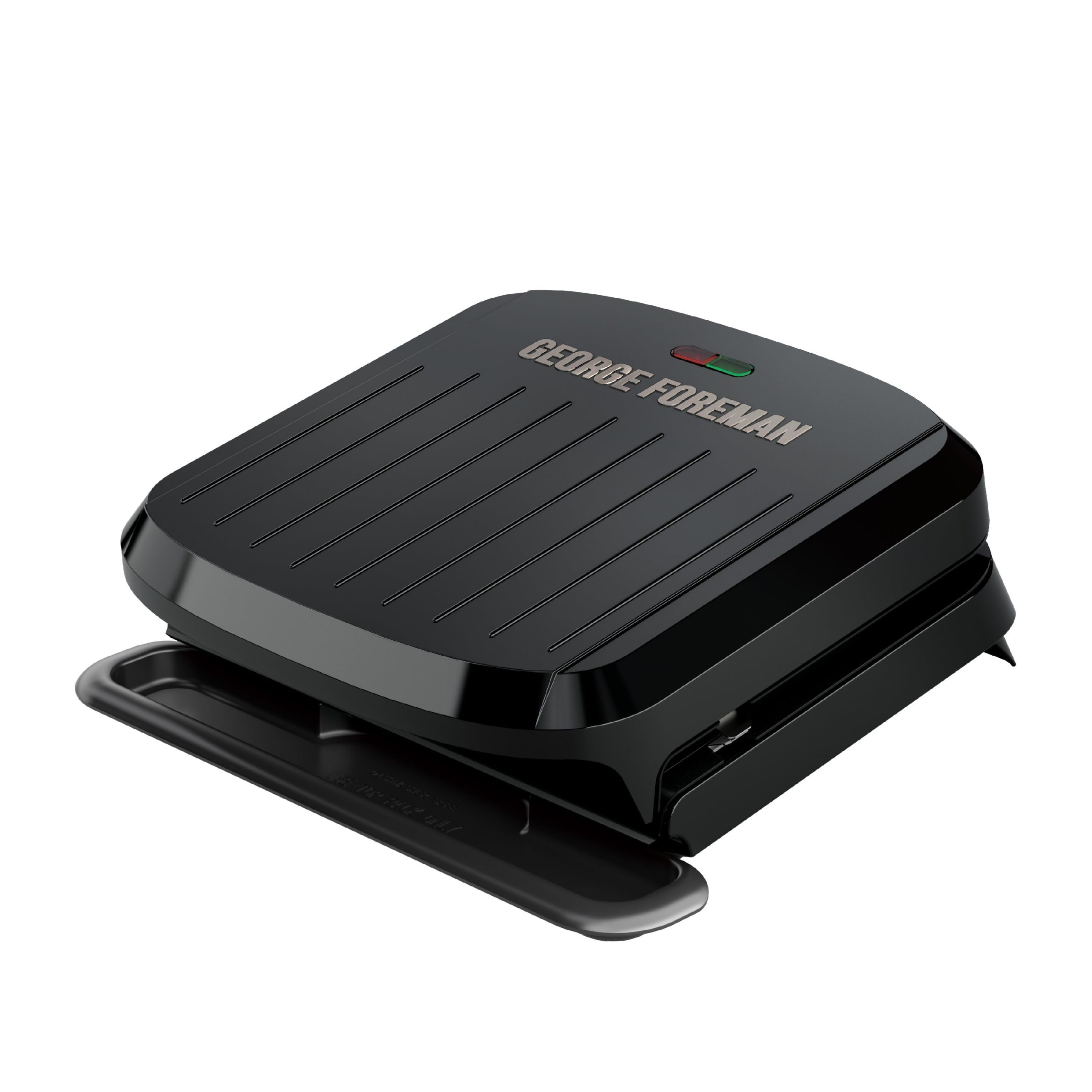 87cd3faa235b025795fee2b10ecaa49ec91f17cfe543b7ac529f36a3ba562de9.jpg Foreman 4-Serving Removable Plate Grill and Panini. Black. GRP1065B - Image 1