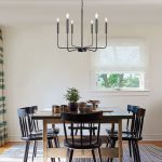 Marshana Classic / Traditional Chandelier 6 Light Fixture Modern Farmhouse Candle Style Chandelier Gracie Oaks Finish: Black